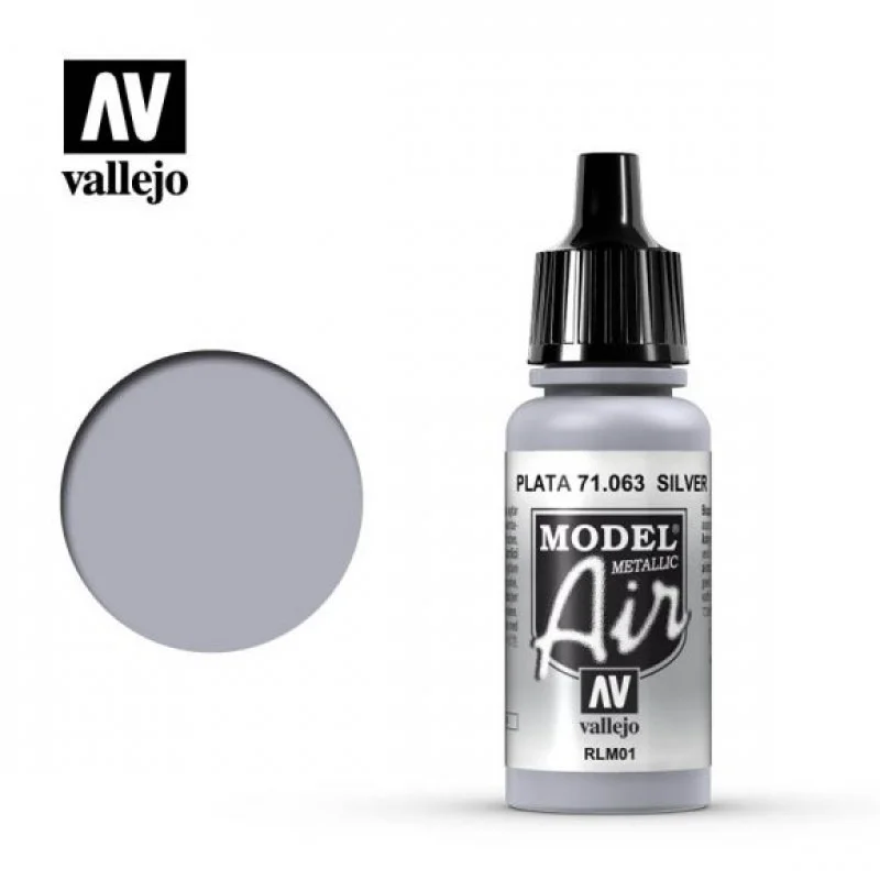 Vallejo Model Air - Zilver