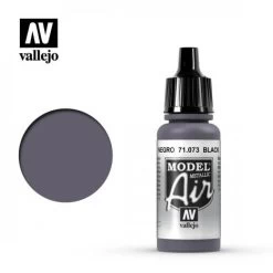 Vallejo Model Air - Zwart Metallic