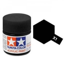 Tamiya Verf X-1 Zwart Glans 23ml