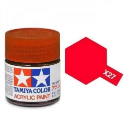 Tamiya Verf X-27 Transparant Rood Glans 23ml