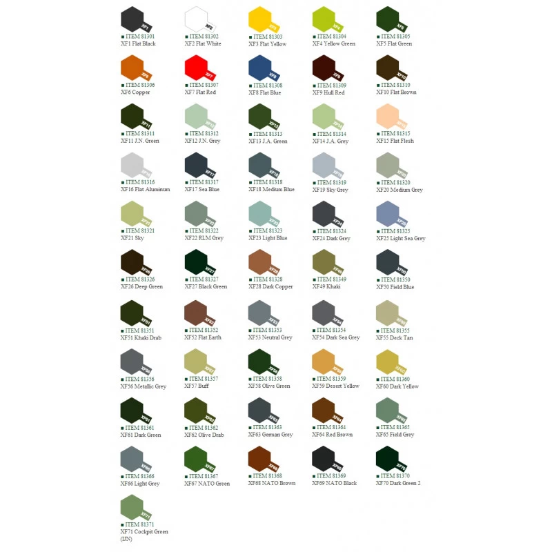 Tamiya Verf XF-17 Zeeblauw Mat 23ml - Afbeelding 2