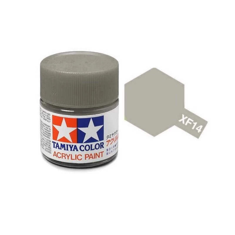 Tamiya Verf XF-14 J.A. Grijs Mat 23ml