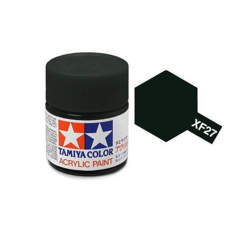 Tamiya Verf XF-27 Zwart-Groen Mat 23ml