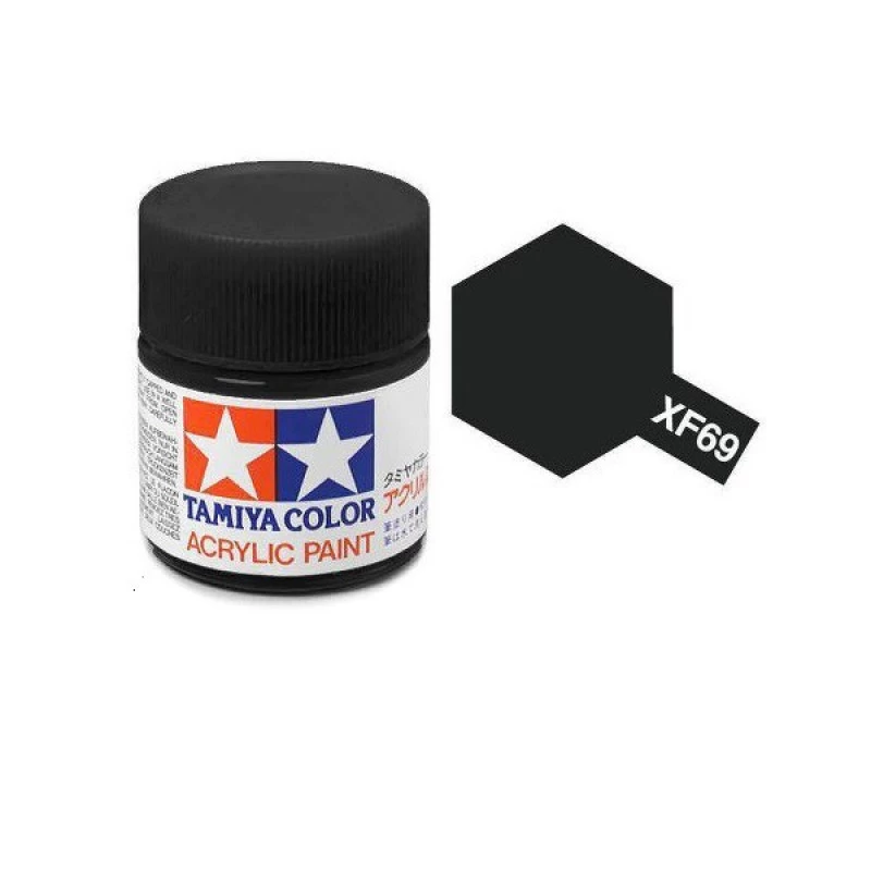 Tamiya Verf XF-69 NATO Zwart Mat 23ml
