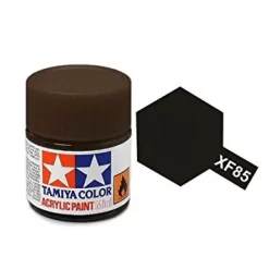 Tamiya Verf XF-85 Rubber Zwart Mat 10ml