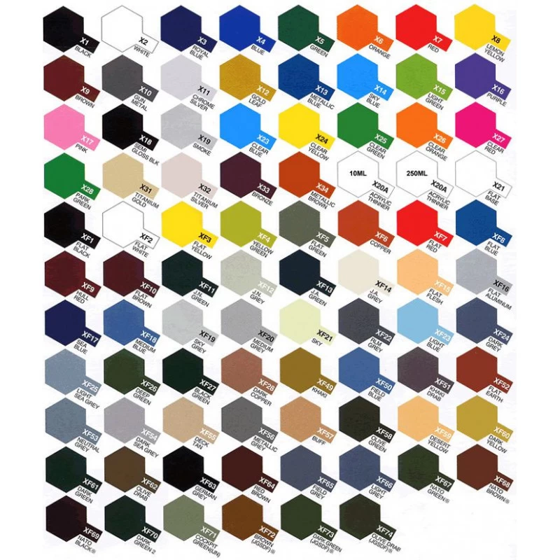 Tamiya Verf X-8 Citroen Geel Glans 23ml - Afbeelding 2