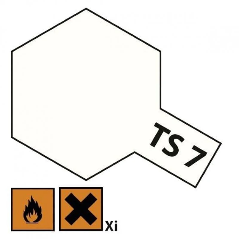 Tamiya TS-7 Racing Wit Glans 100ml - Afbeelding 2