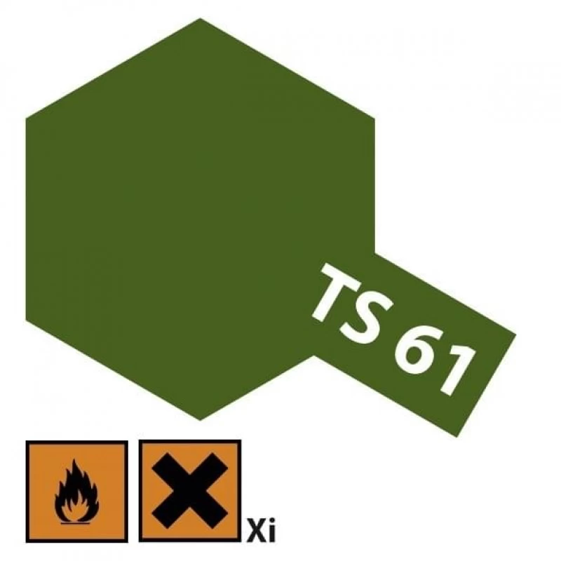 Tamiya TS-61 Nato Groen Mat 100ml - Afbeelding 2