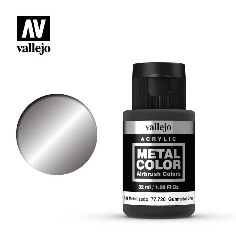 Vallejo Metal Color - Geweer Metaal Grijs 32 Ml 77720